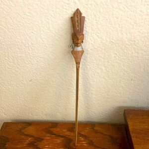 Vintage 60s AfricanHand-carved LetterOpener from NGORONGORO Crater Lodge